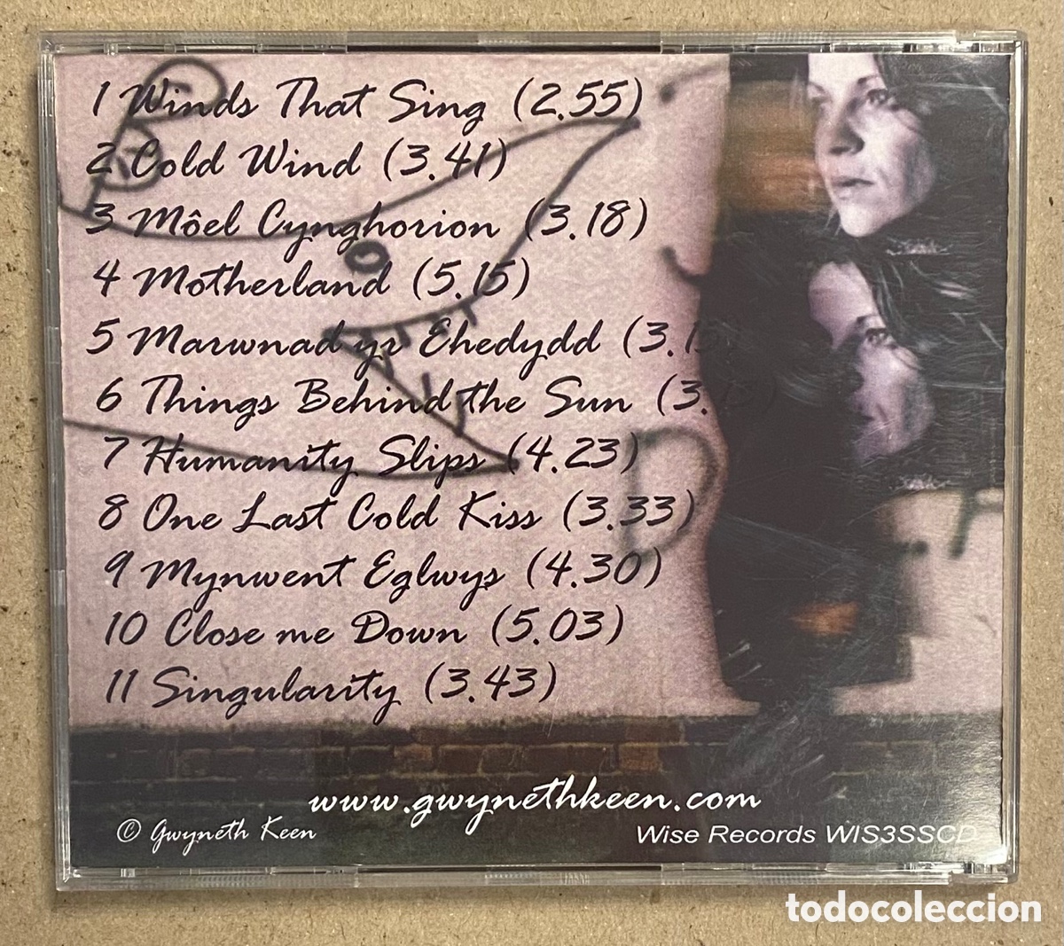 CDs de m&uacute;sica: CD. GWYNETH KEEN &ldquo;SINGULARITY&rdquo; (WISE RECORDS 2005). - Foto 2