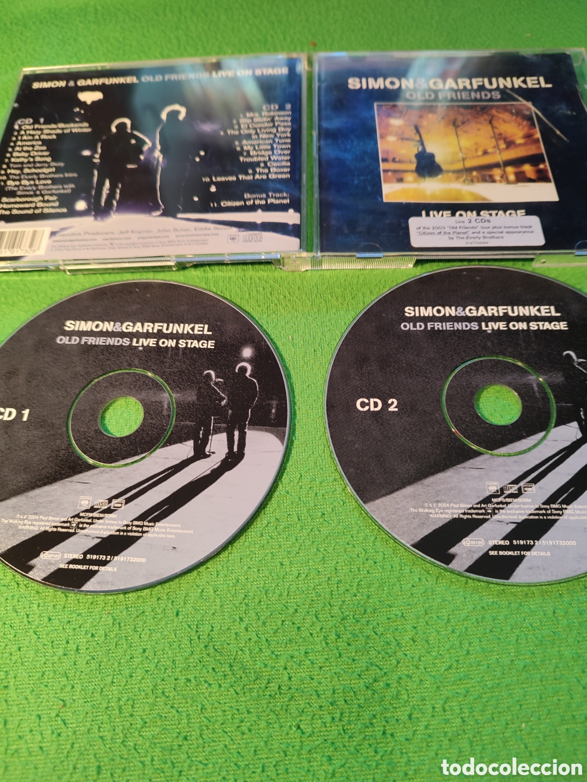 CDs de m&uacute;sica: Simon & Garfunkel - Live on stage 2 CDs - Foto 2