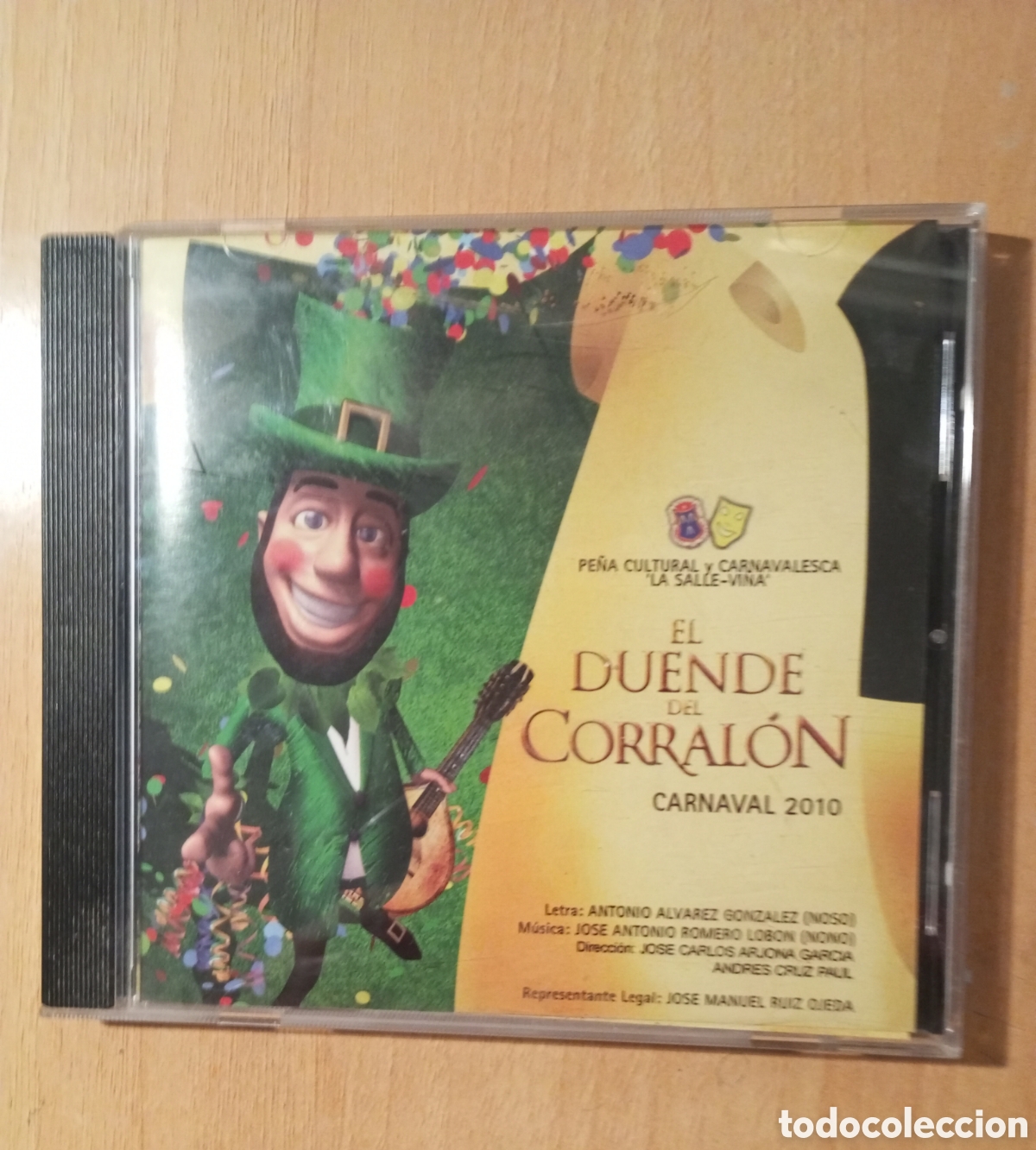 CDs de m&uacute;sica: Carnaval de C&aacute;diz CD coro el duende del coraz&oacute;n 2010 - Foto 1