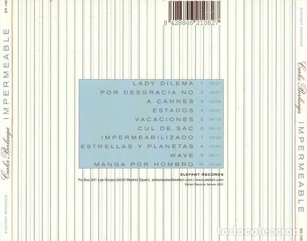 CDs de m&uacute;sica: Carlos Berlanga &ndash; Impermeable - Foto 2