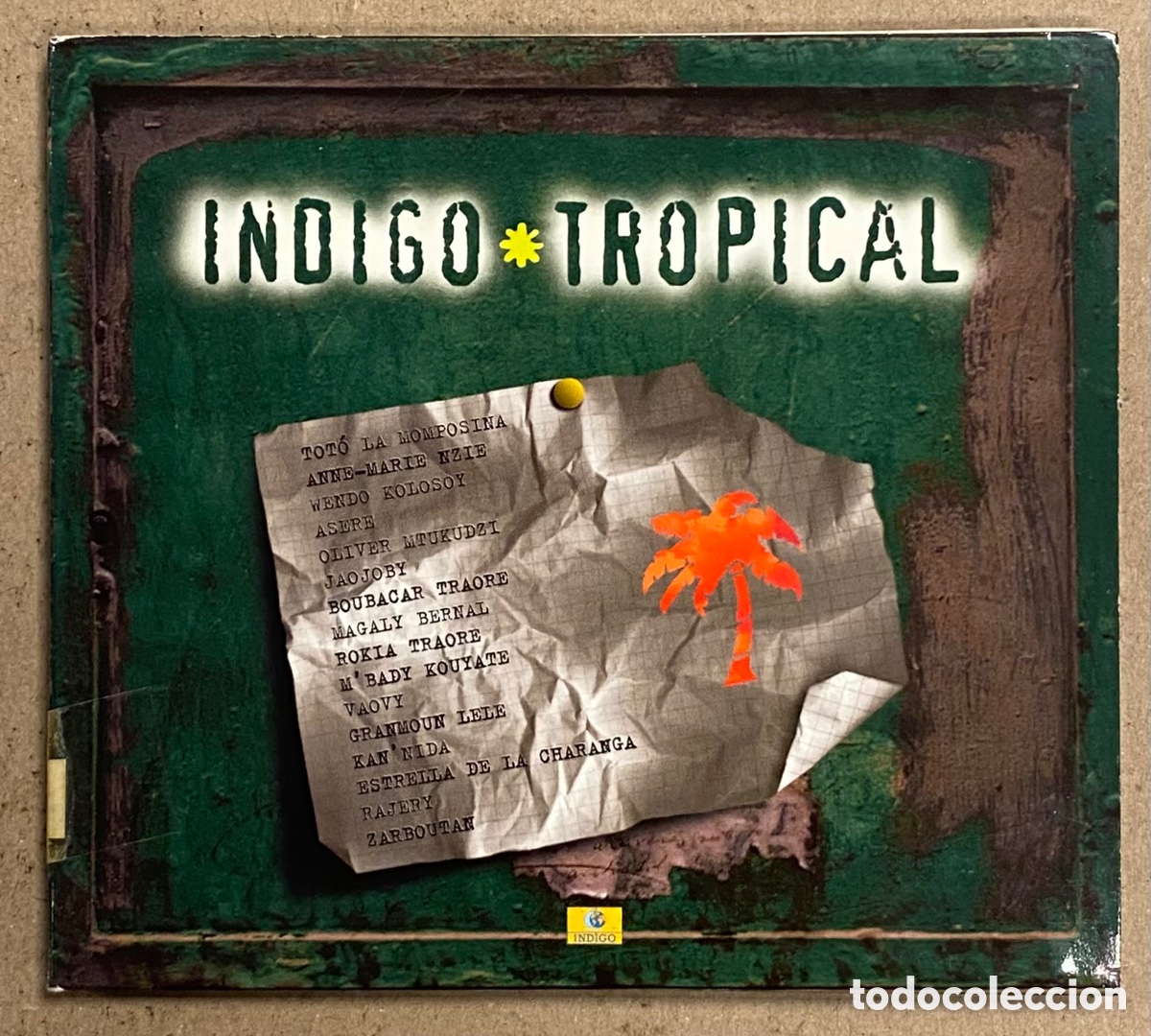 CDs de m&uacute;sica: CD DIGIPACK. &Iacute;NDIGO: TROPICAL (LABEL BLUE 1999). - Foto 1