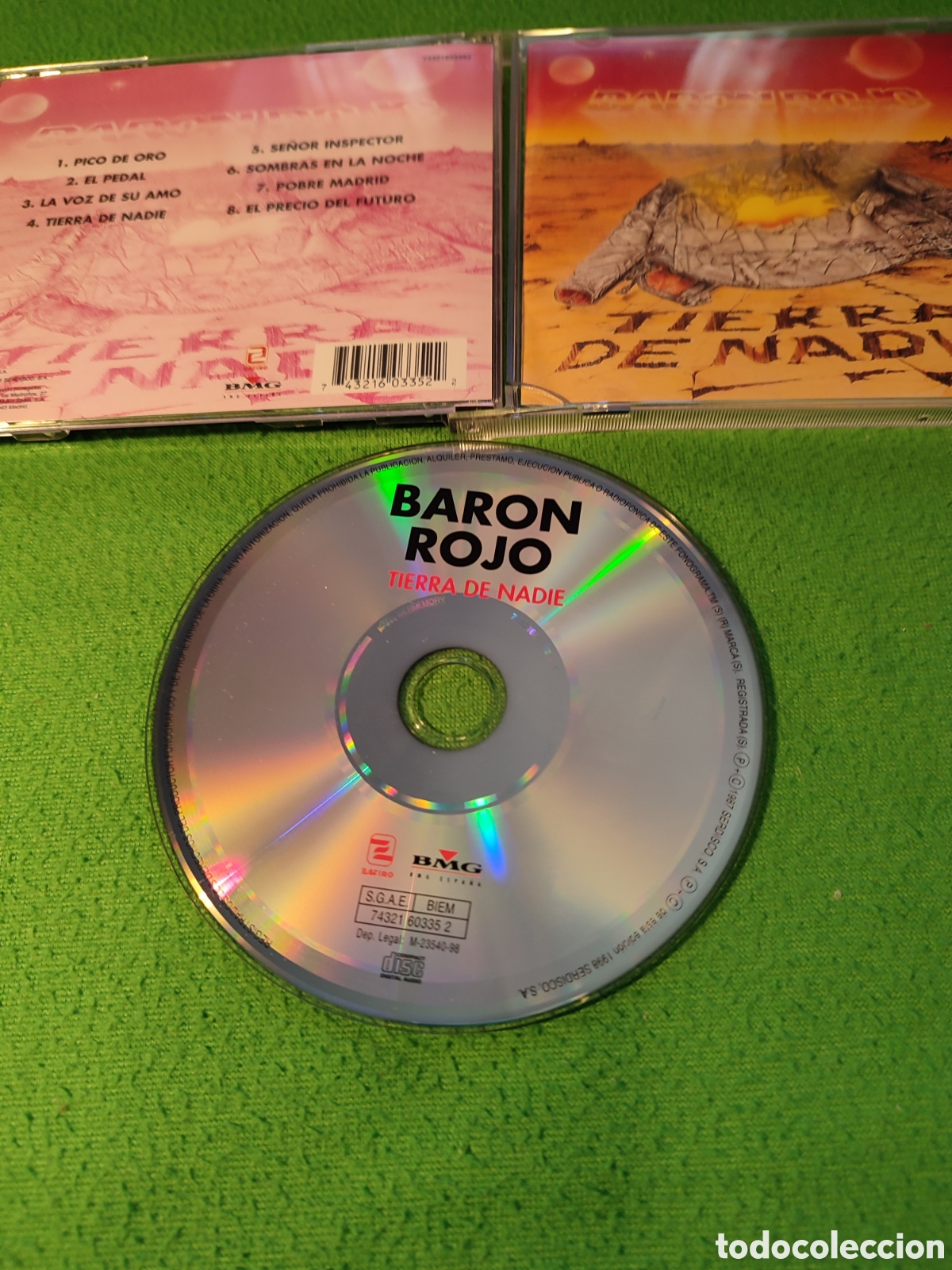 CDs de m&uacute;sica: Bar&oacute;n Rojo - Tierra de nadie - Foto 2
