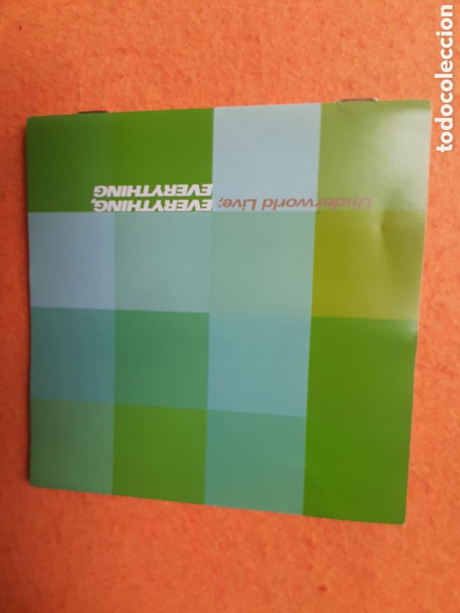 CDs de m&uacute;sica: UNDERWORLD - EVERYTHING EVERYTHING LIVE - solo portada - caratula CD - Foto 1