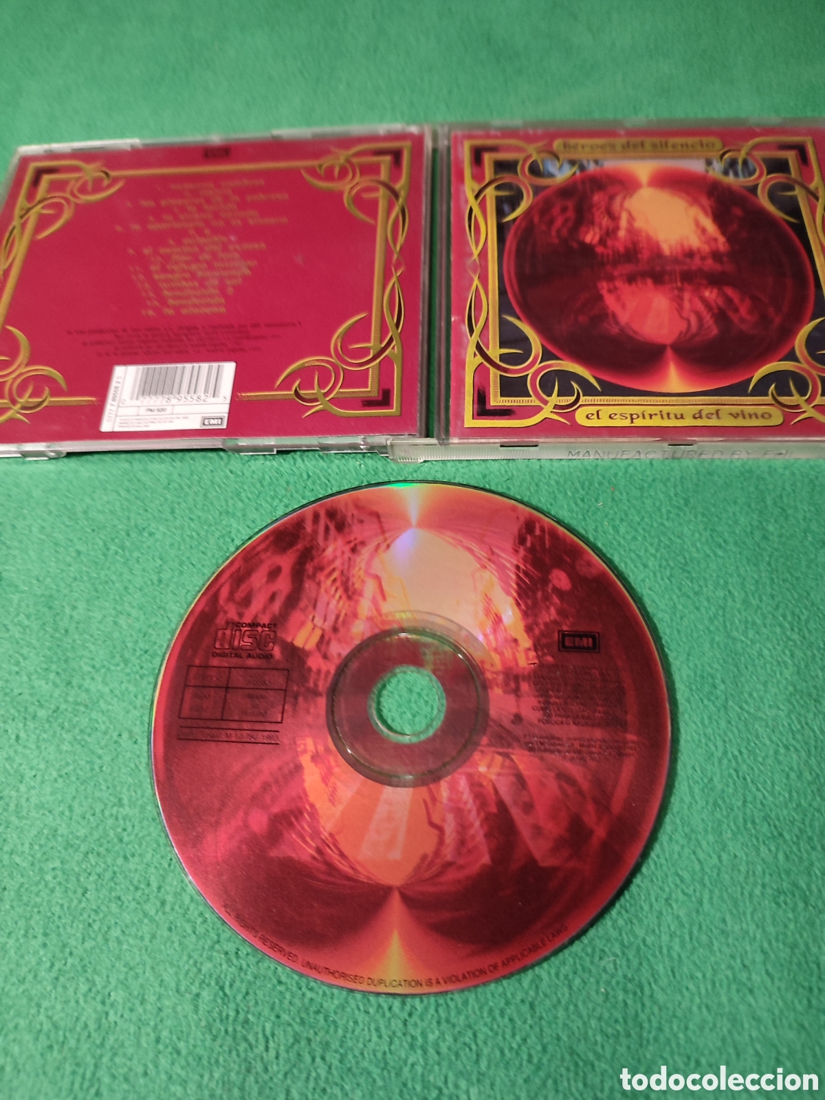 CDs de m&uacute;sica: H&eacute;roes del Silencio - El esp&iacute;ritu del vino - Foto 2