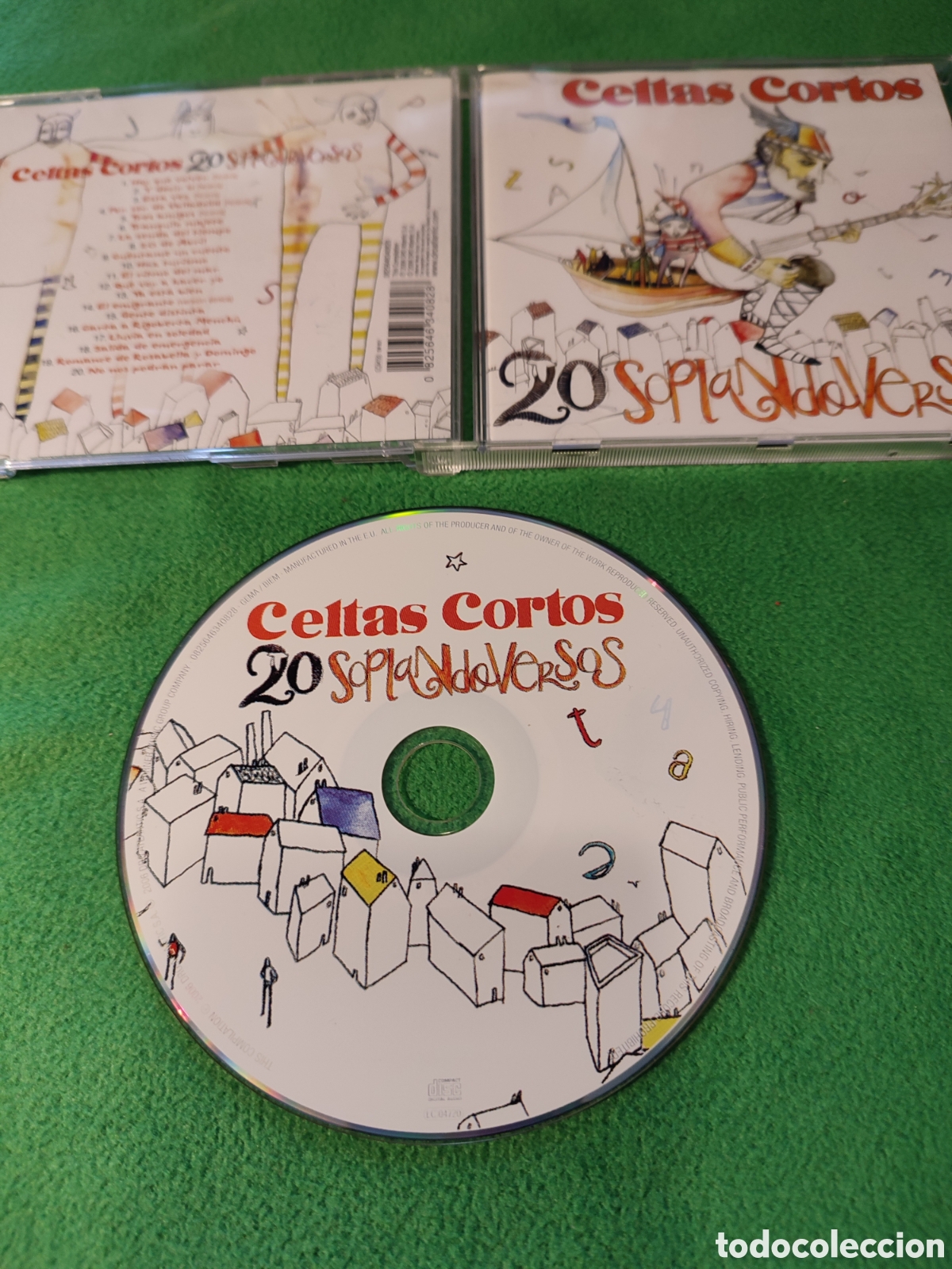 CDs de m&uacute;sica: Celtas Cortos - 20 soplan de versos - Foto 2