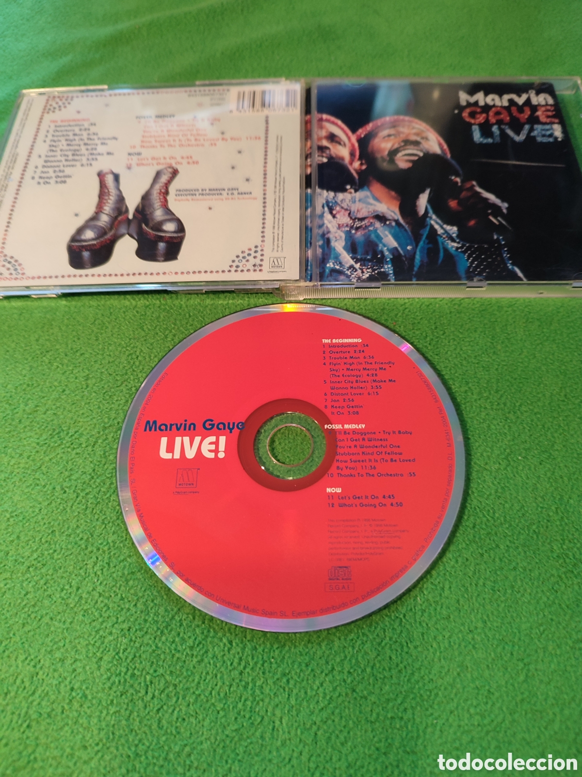 CDs de m&uacute;sica: Marvin Gaye - Live Compact CD - Foto 2