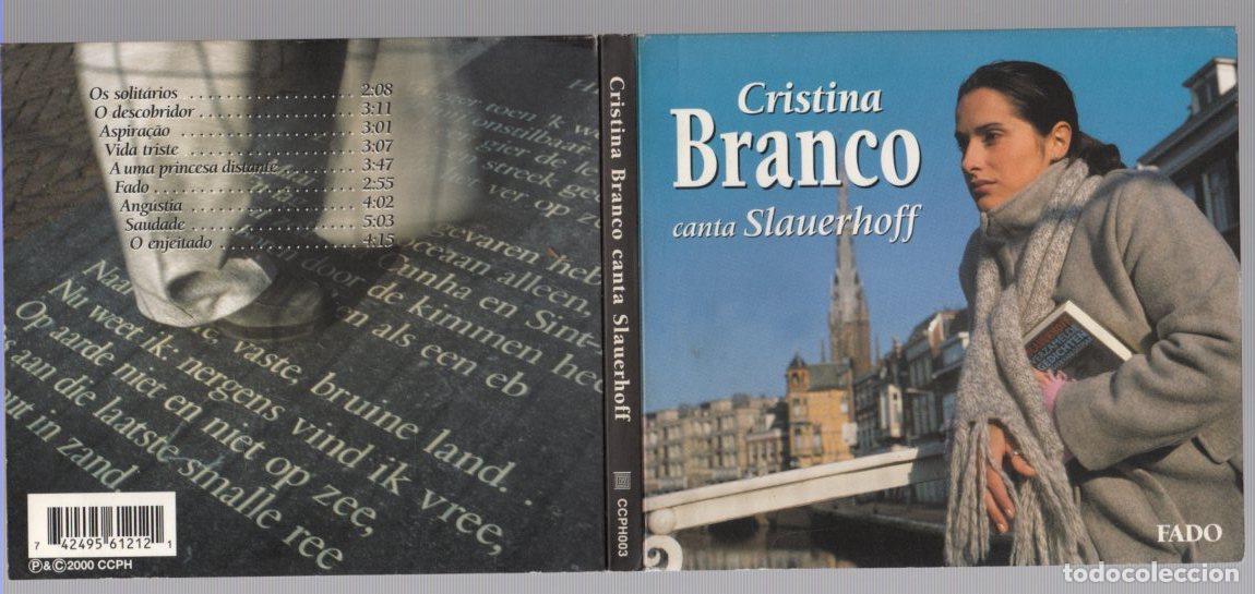 CD di Musica: CD CRISTINA BRANCO CANTA SLAUERHOFF. CON FOLLETO