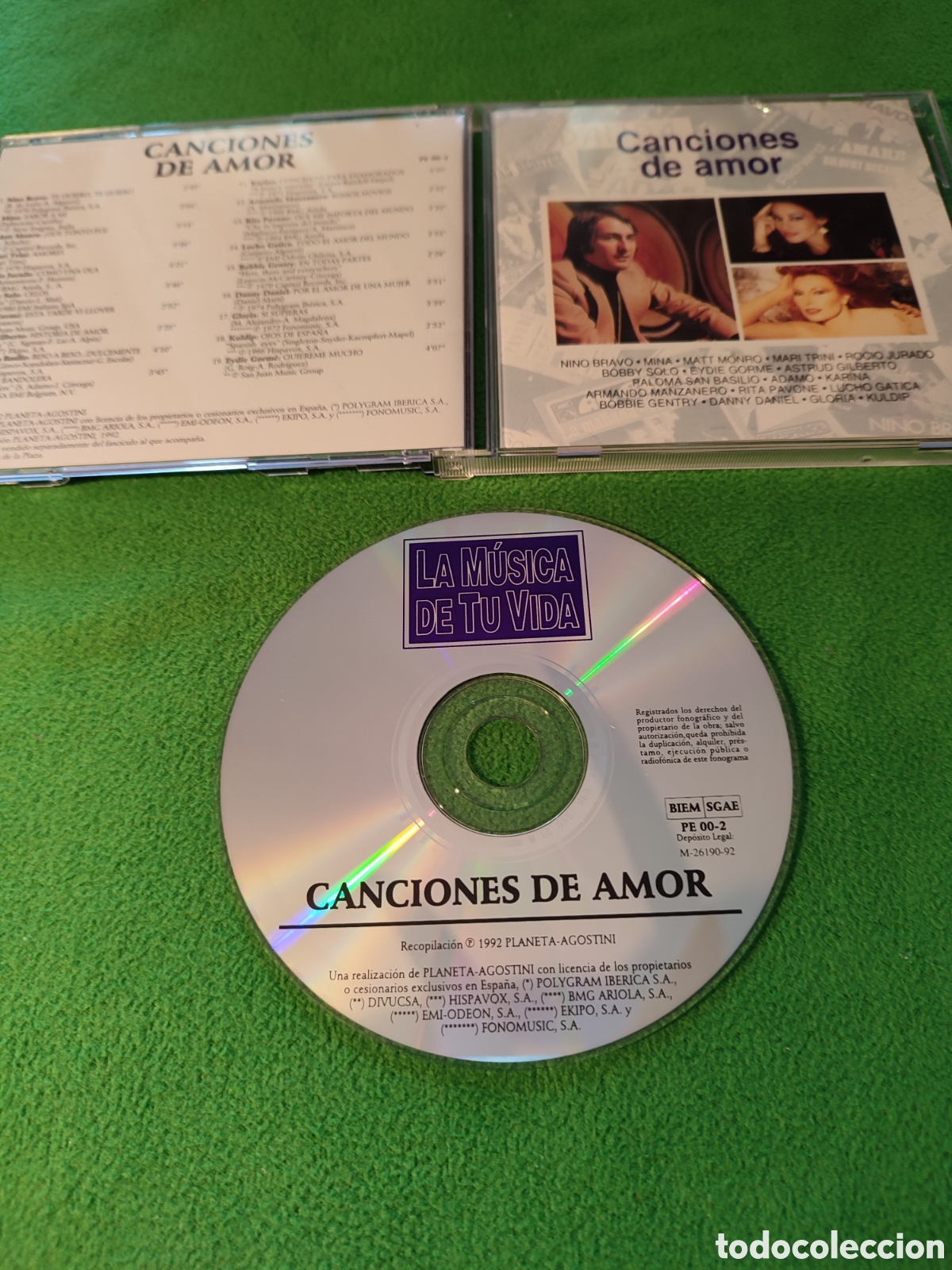 CDs de m&uacute;sica: Canciones de amor - Varios - Foto 2