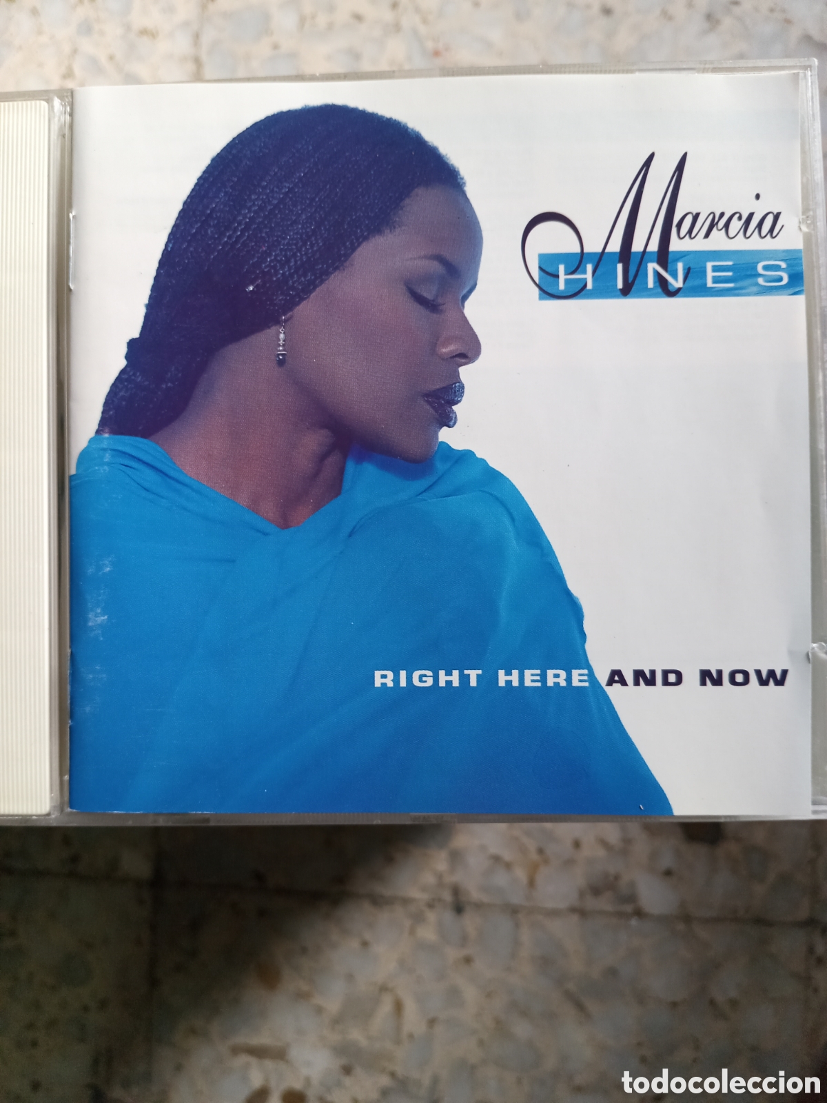 CDs de m&uacute;sica: CD MARCIA HINES RIGHT HERE AND NOW - Foto 1