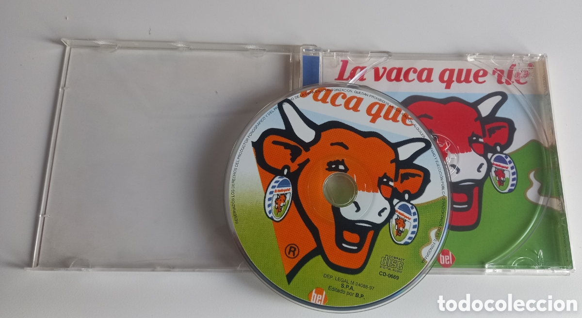 CDs de m&uacute;sica: La vaca que r&iacute;e. CD Canciones infantiles - Foto 3