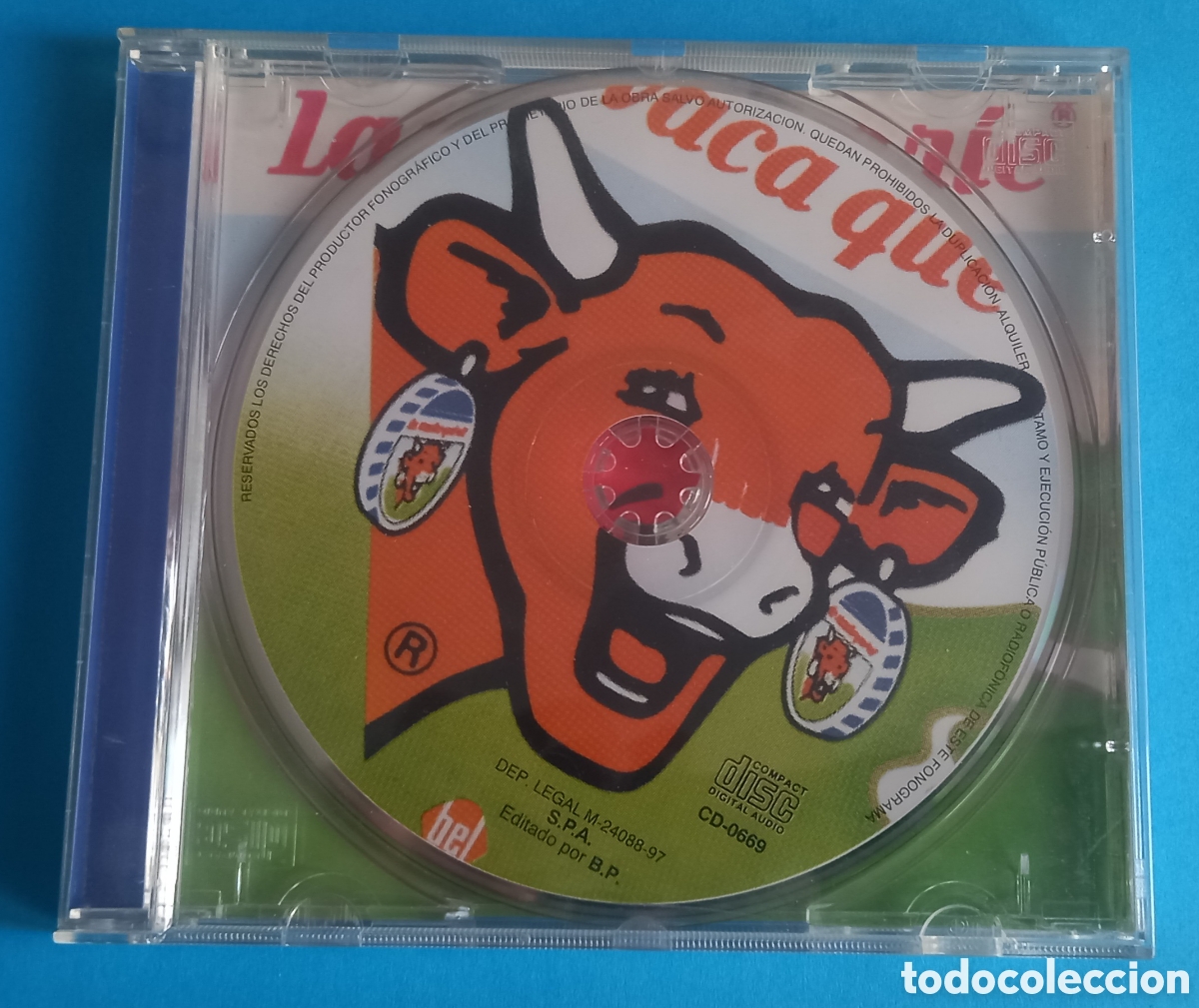 CDs de m&uacute;sica: La vaca que r&iacute;e. CD Canciones infantiles - Foto 1