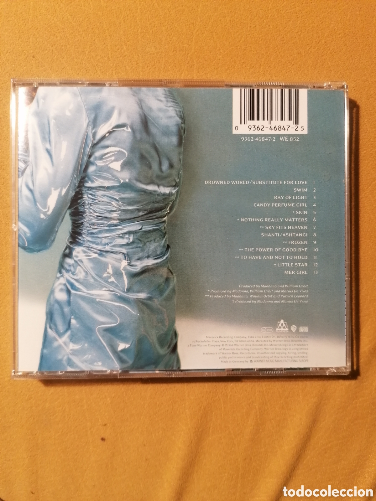 CDs de m&uacute;sica: CD MADONNA. Ray of light. - Foto 3