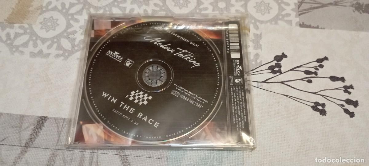CDs de m&uacute;sica: Maxicd Modern Talking Promo Alem&aacute;n Win The Race - Foto 2