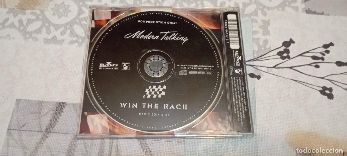 CDs de m&uacute;sica: Maxicd Modern Talking Promo Alem&aacute;n Win The Race - Foto 4
