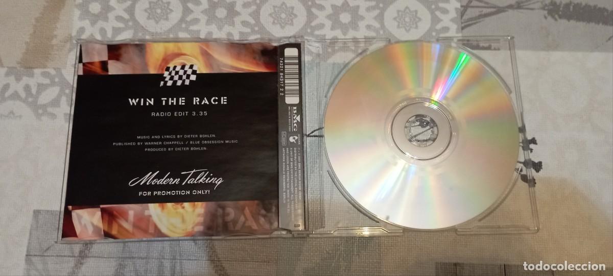 CDs de m&uacute;sica: Maxicd Modern Talking Promo Alem&aacute;n Win The Race - Foto 5