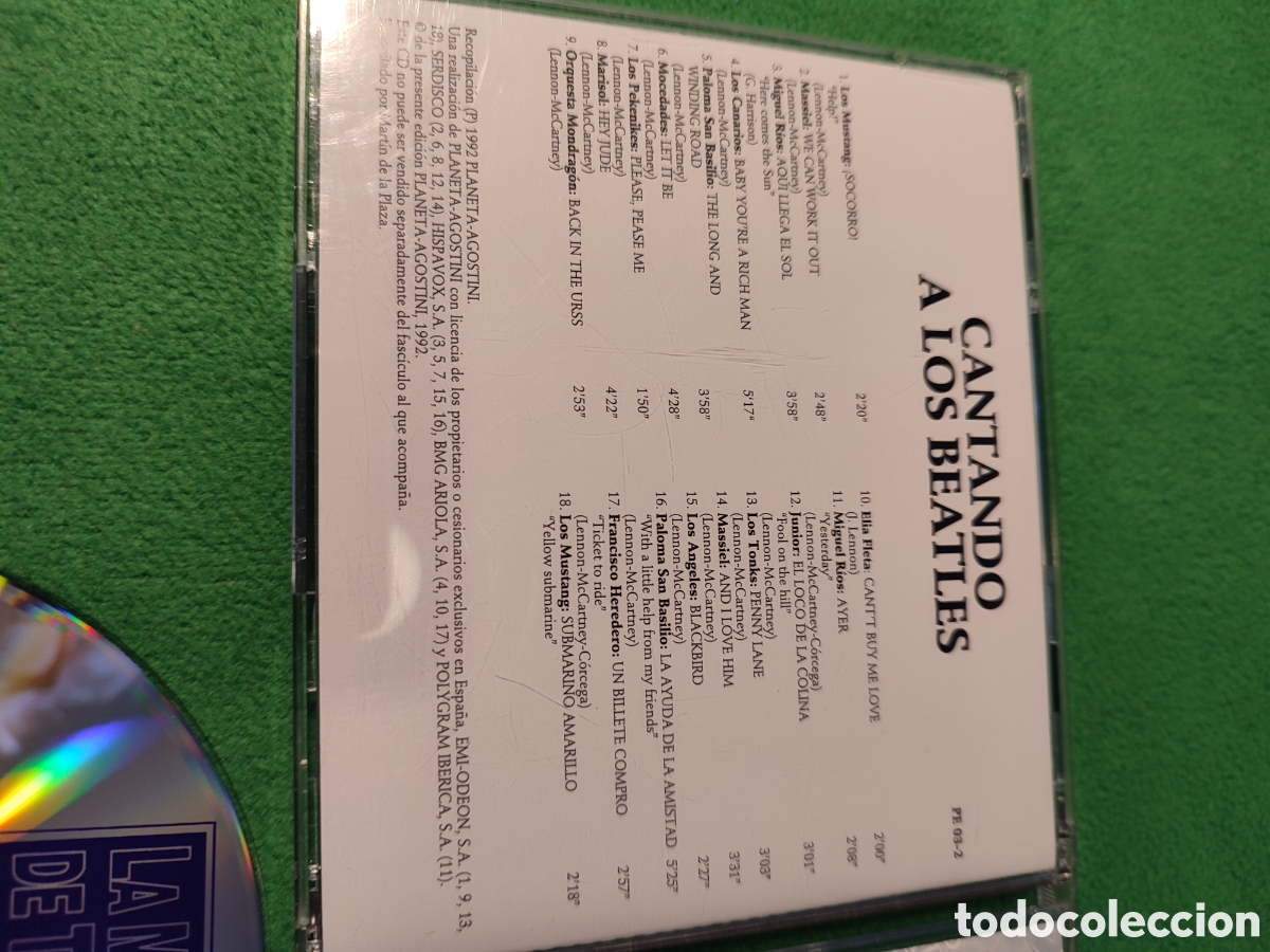 CDs de m&uacute;sica: Cantando a los Beatles - Varios - Foto 3