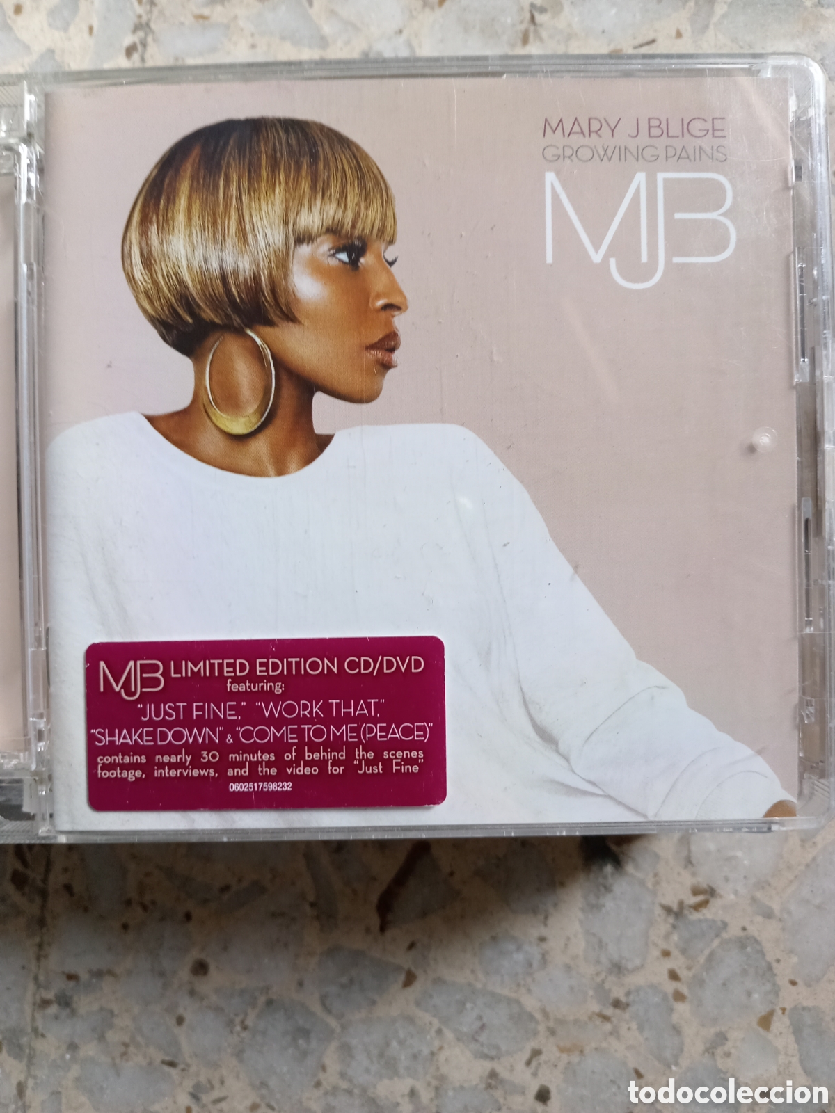 CDs de m&uacute;sica: CD MARY J BLIGE GROWING PAINS - Foto 1