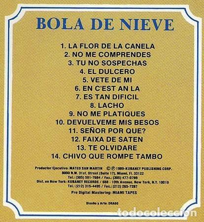 CDs de m&uacute;sica: BOLA DE NIEVE. CD. MADE IN CANADA - Foto 2