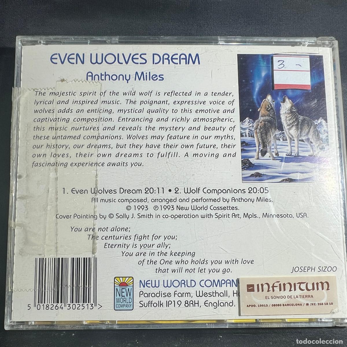CDs de m&uacute;sica: ANTHONY MILES - EVEN WOLVES DREAM - CD - Foto 2