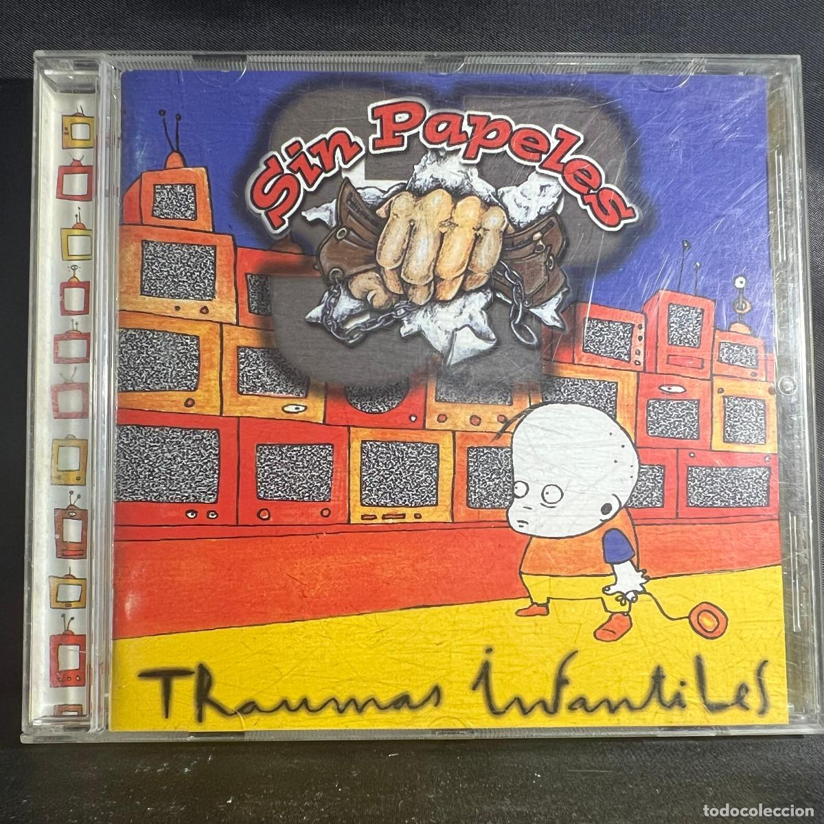 CDs de m&uacute;sica: SIN PAPELES - TRAUMAS INFANTILES - CD - Foto 1