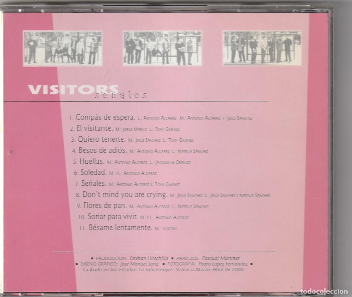 CDs de m&uacute;sica: VISITORS - SE&Ntilde;ALES (CD AUTOEDITADO 2000) - Foto 2