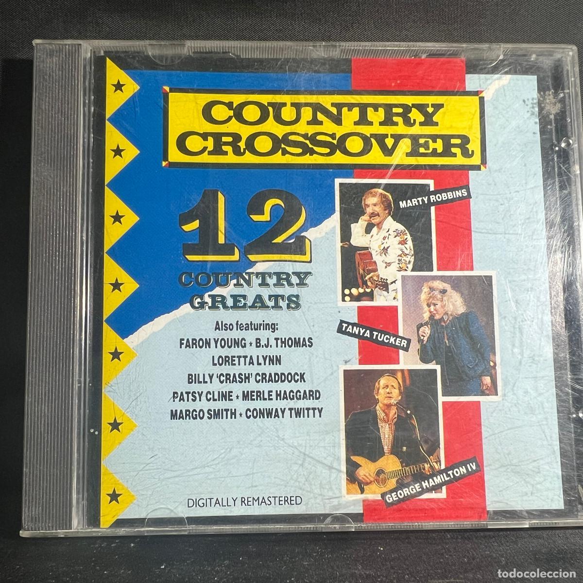 Music CDs: COUNTRY CROSSOVER - 12 COUNTRY GREATS - CD