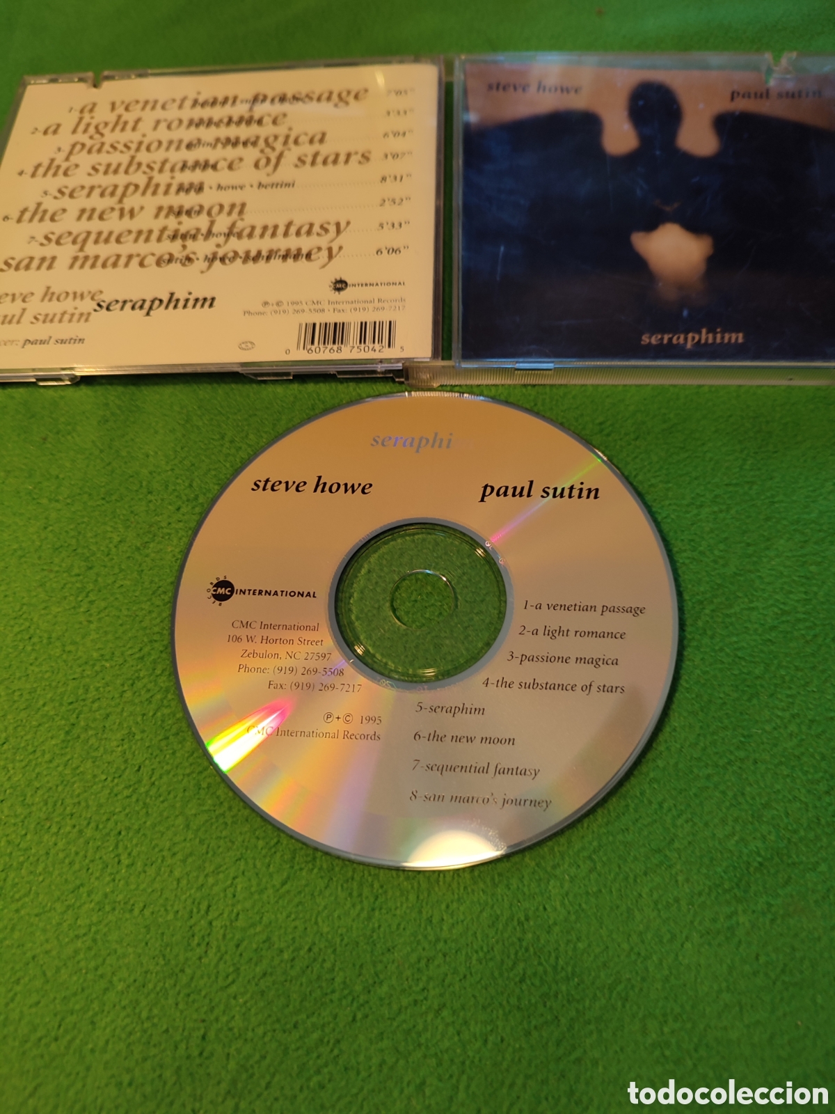 CDs de m&uacute;sica: Steve Howe & Paul Sutin- Seraphin - Foto 2