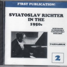 CDs de Música: SVIATOSLAV RICHTER IN THE 1950'S. VOL.2. 2 CDS NUEVO PRECINTADO