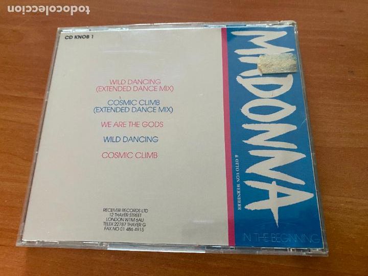 CDs de m&uacute;sica: MADONNA (IN THE BEGINNING) CD 5 TRACK (CDIB1) - Foto 3