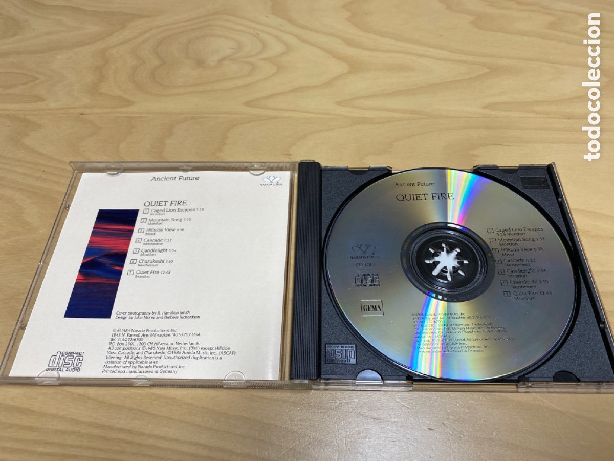 CDs de m&uacute;sica: Ancient Future - Quiet Fire - Foto 3