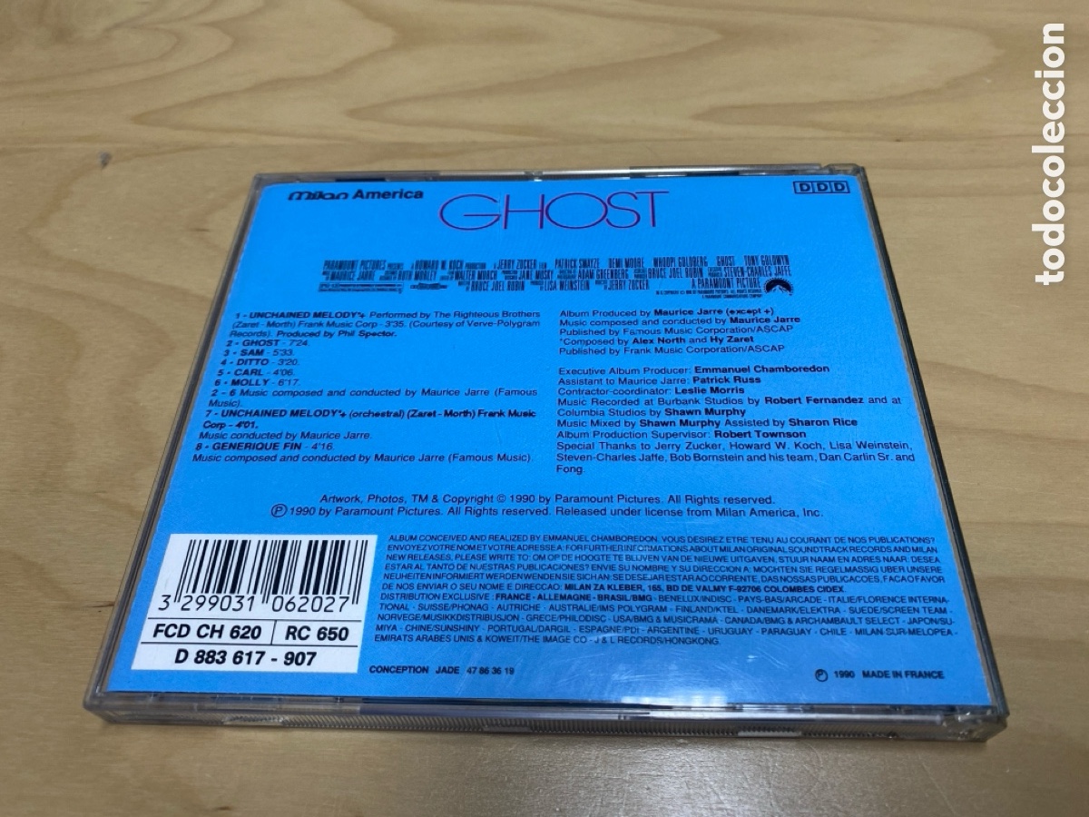 CDs de m&uacute;sica: Ghost (Banda Sonora Original) - Foto 2