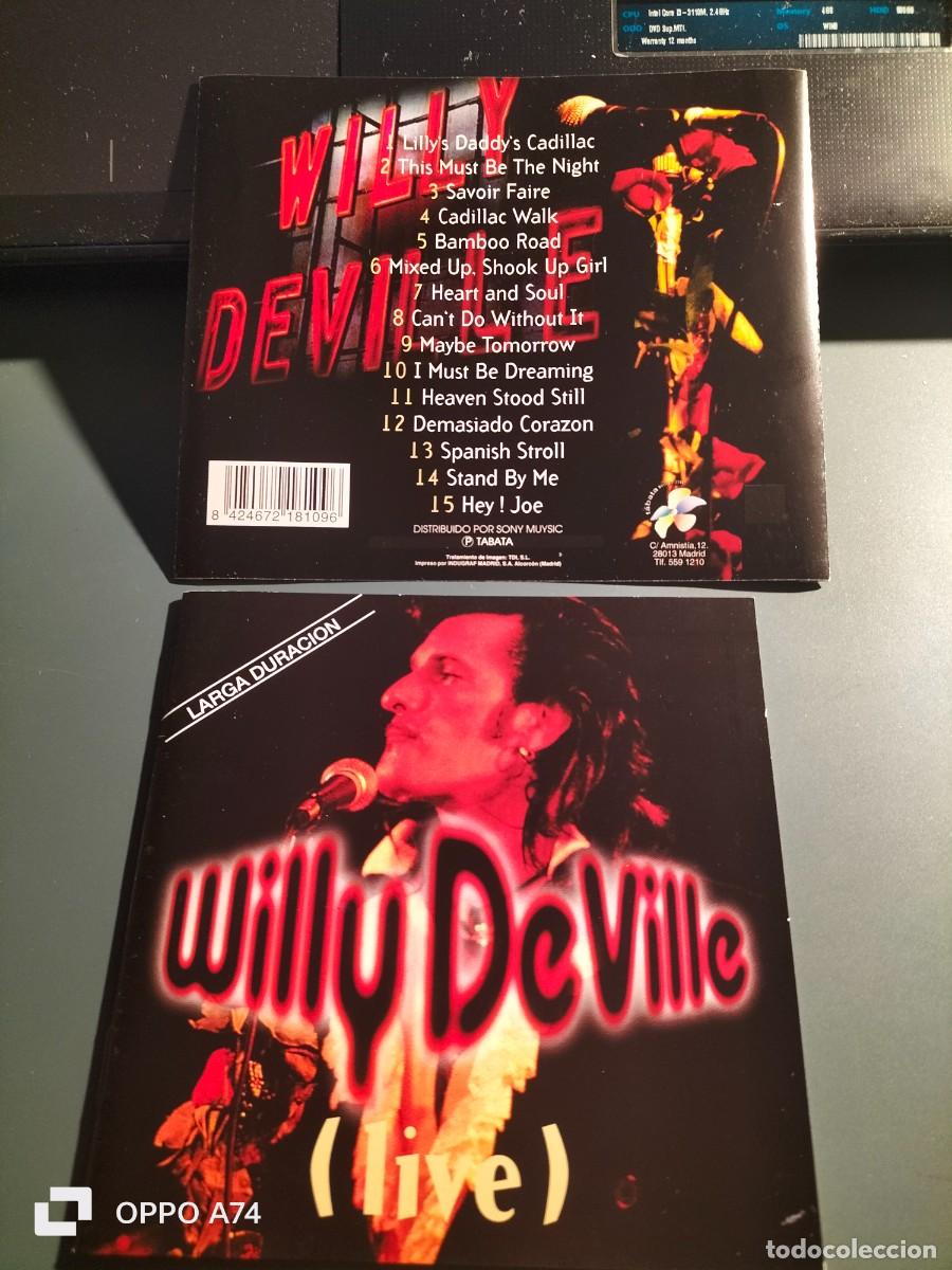 CDs de m&uacute;sica: RAR CD. WILLY DEVILLE. LIVE. MADE IN SPAIN - Foto 1
