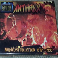 CDs de Música: 4 CD - ANTHRAX - BROADCAST COLLECTION 1897 1993 - NUEVO Y PRECINTADO