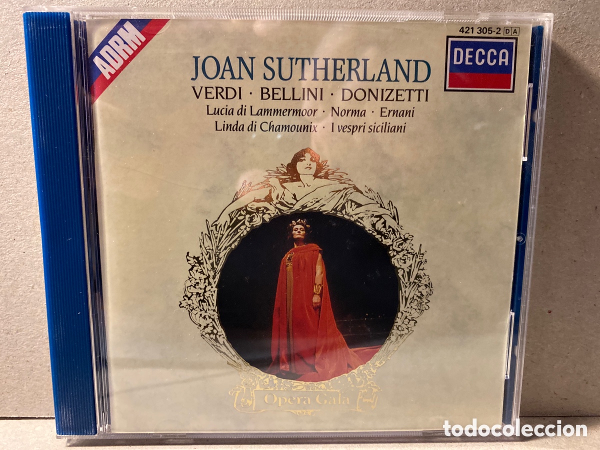 CDs de m&uacute;sica: Joan Sutherland &ndash; Verdi &bull; Bellini &bull; Donizetti (CD, Comp) - Foto 1