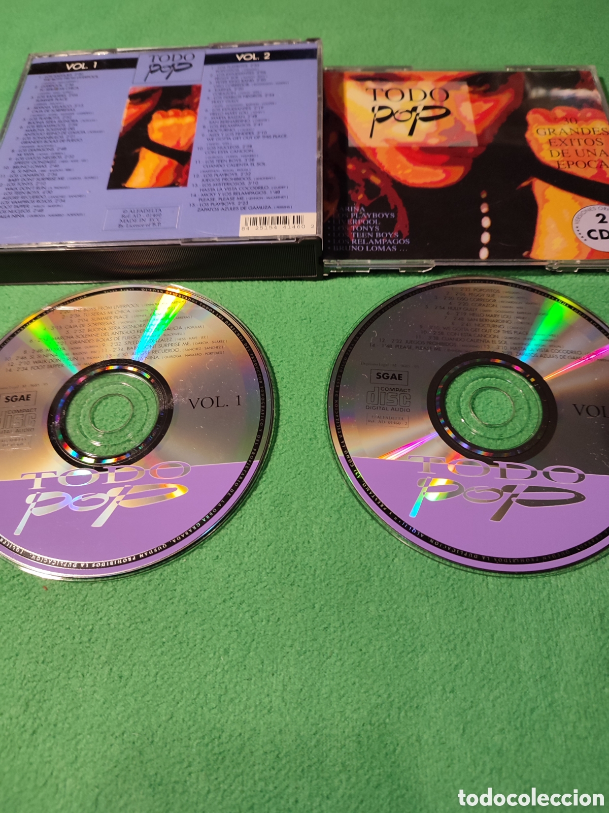 CDs de m&uacute;sica: Todo Pop 30 grandes &eacute;xitos 2 CDs - Foto 2