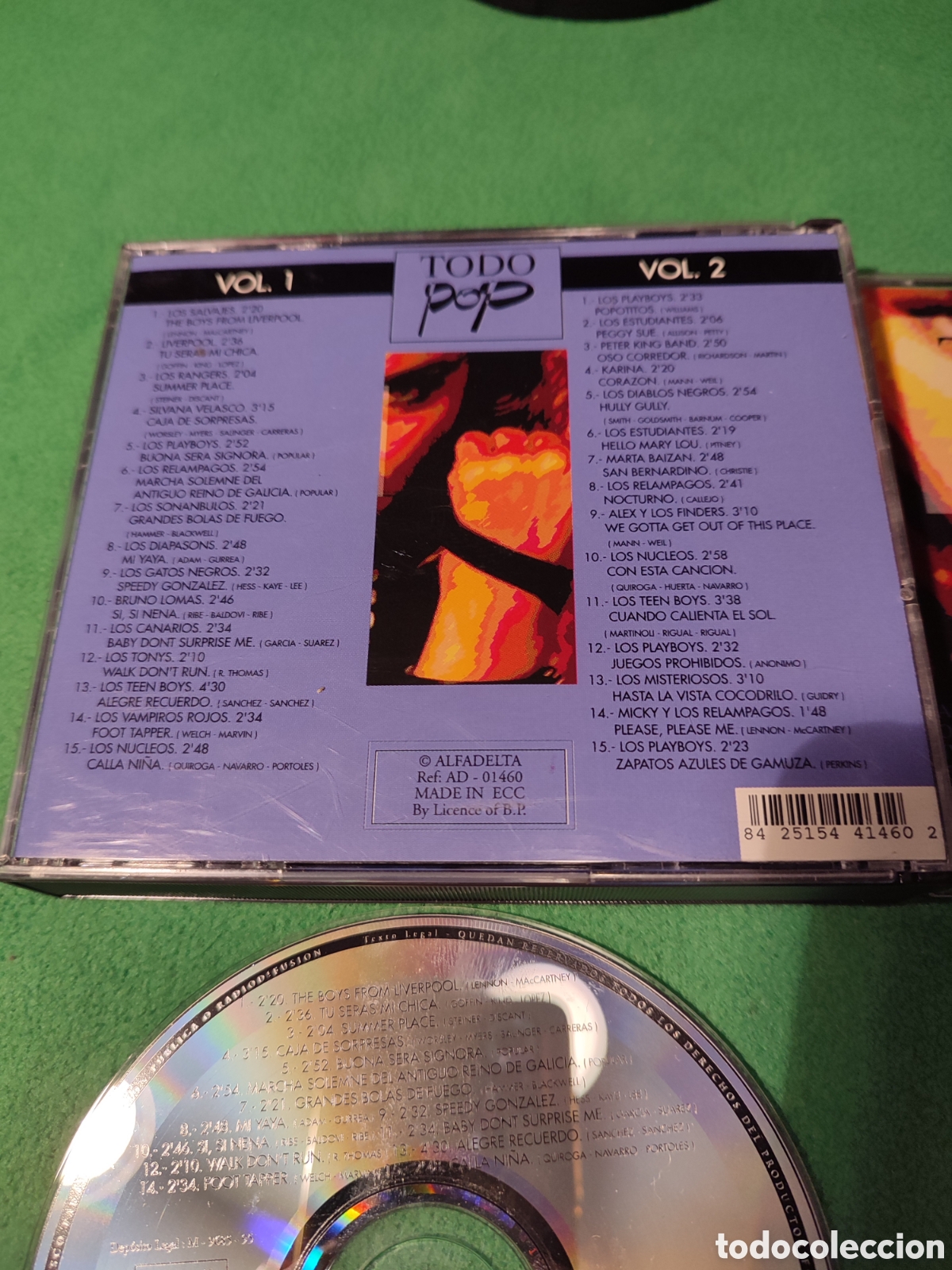CDs de m&uacute;sica: Todo Pop 30 grandes &eacute;xitos 2 CDs - Foto 3