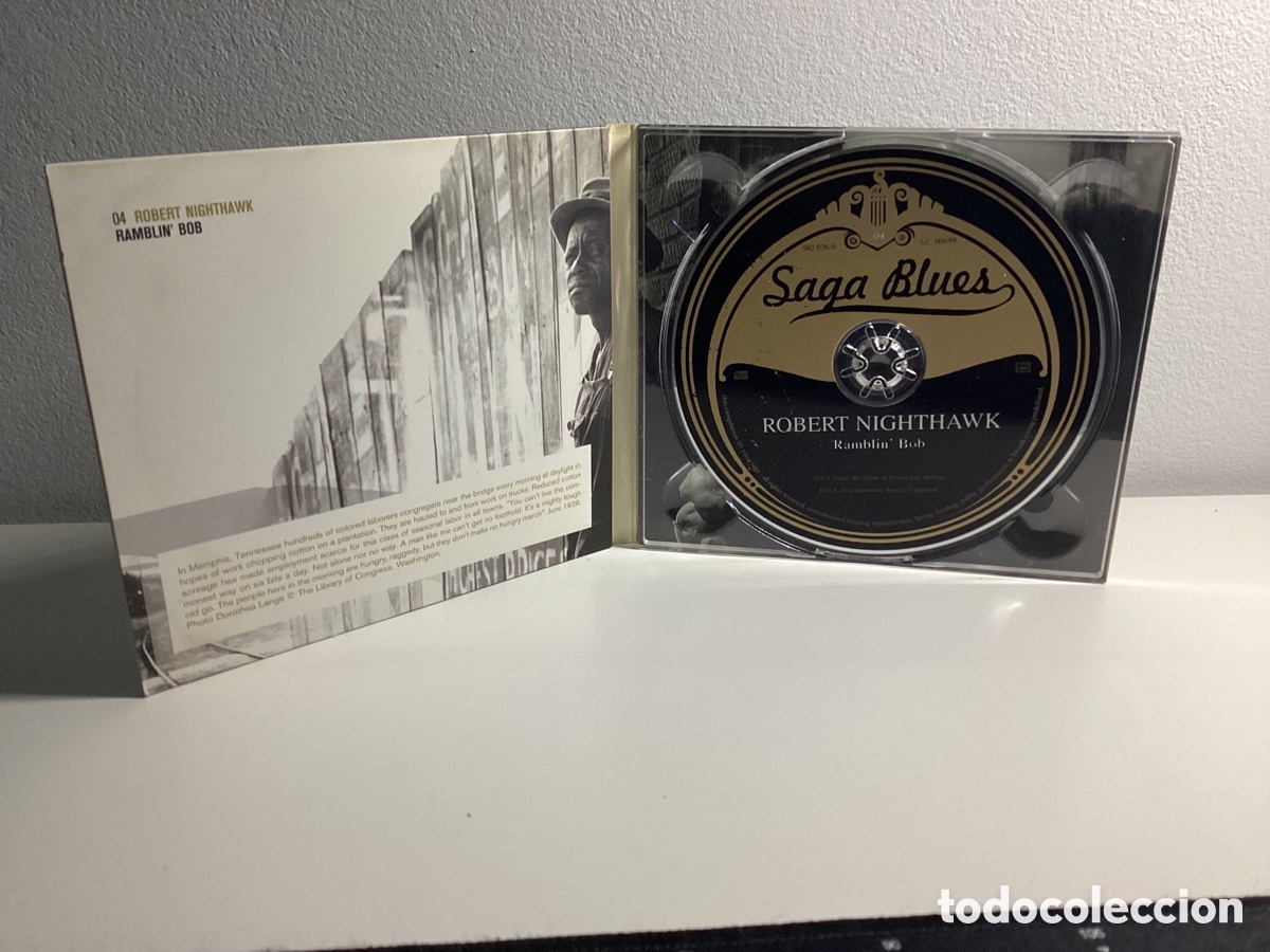 CDs de m&uacute;sica: Robert Nighthawk - Ramblin&rsquo; Bob - Cd Digipack Compilation 2004 - Saga - Foto 3