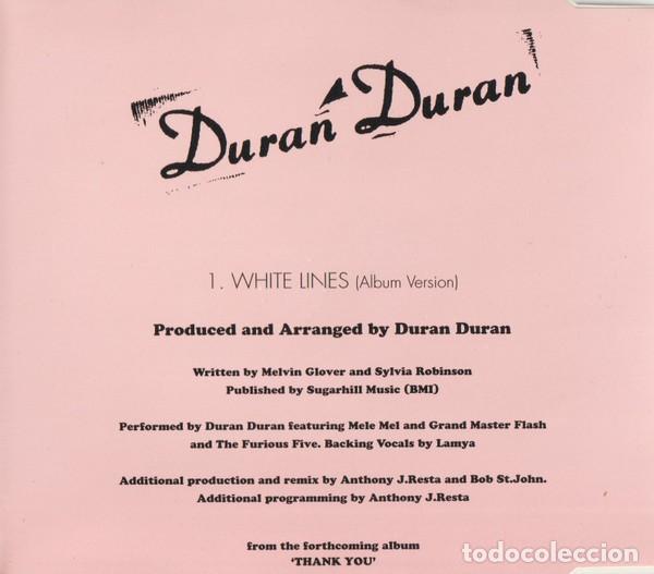 CDs de m&uacute;sica: Duran Duran &ndash; White Lines - Foto 2