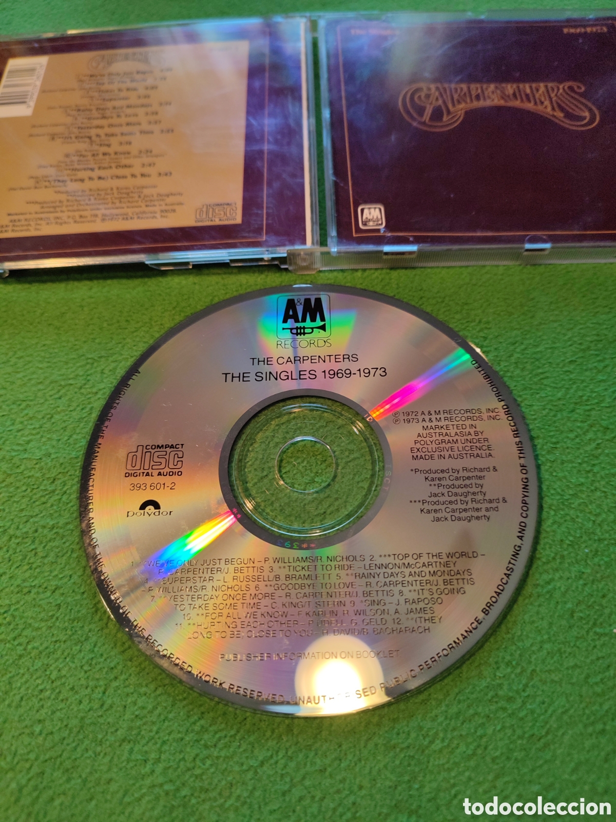 CDs de m&uacute;sica: Carpenters - The singles - Foto 2