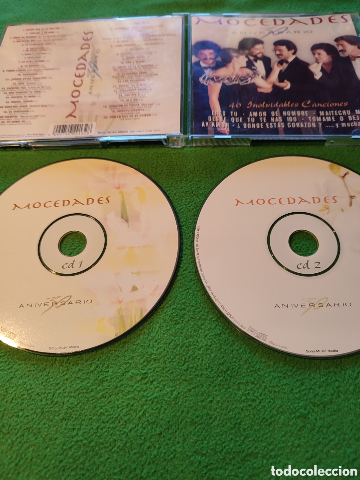 CDs de m&uacute;sica: Mocedades - 30 aniversario 2 CDs - Foto 2