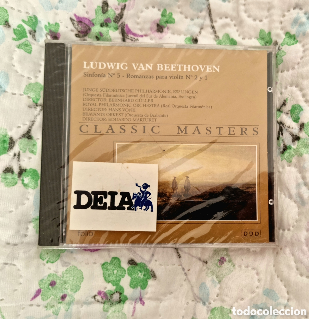 CDs de m&uacute;sica: BEETHOVEN Classic masters CD SIN DESPRECINTAR. DEIA CD - Foto 1