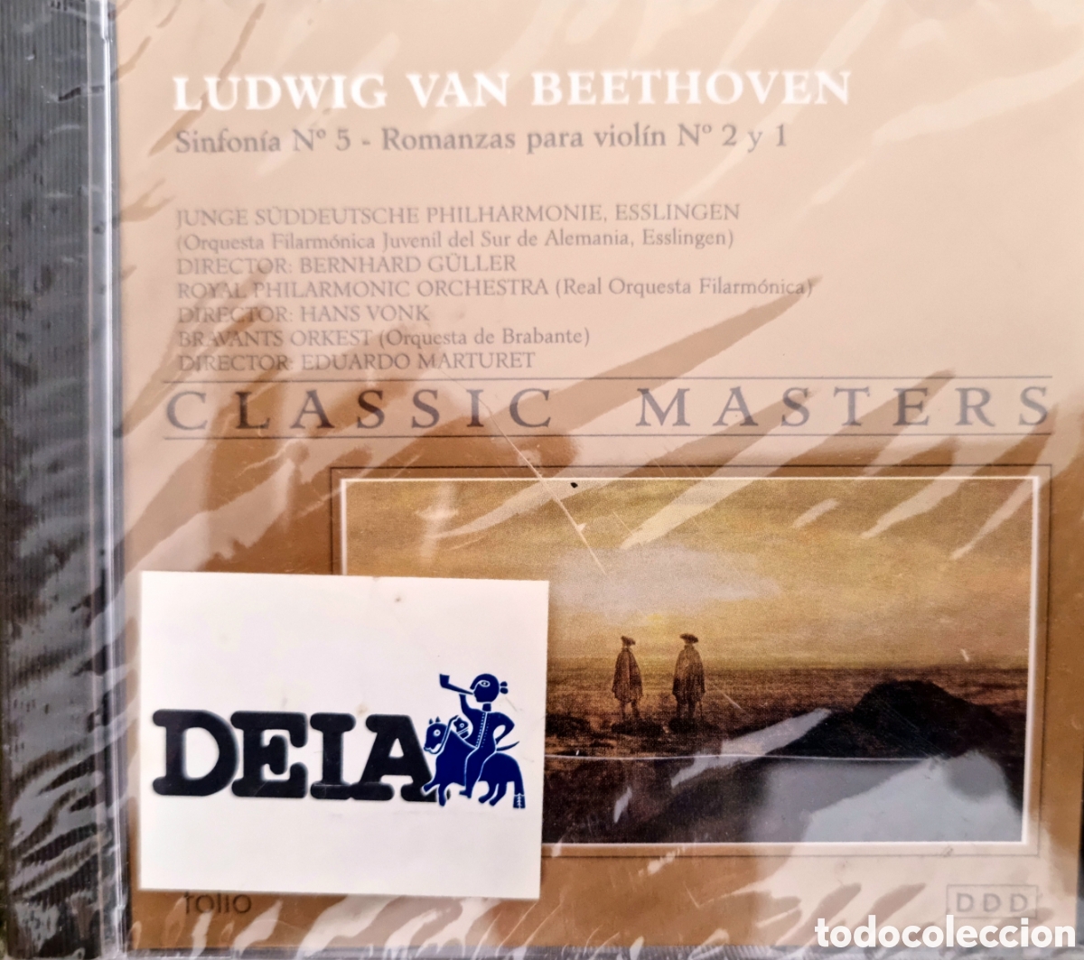 CDs de m&uacute;sica: BEETHOVEN Classic masters CD SIN DESPRECINTAR. DEIA CD - Foto 3