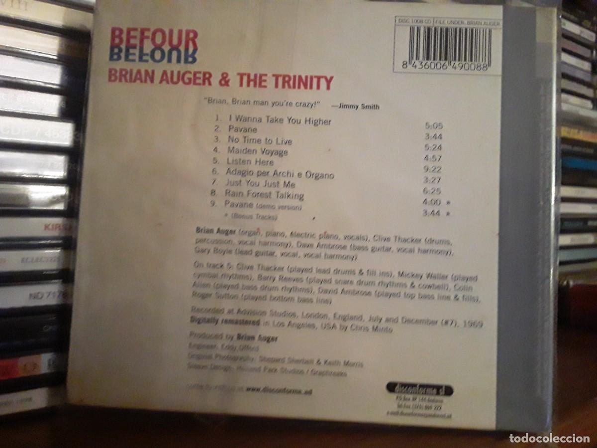 CDs de m&uacute;sica: Brian Auger & The Trinity &lrm;&ndash; Befour - cd - Foto 2
