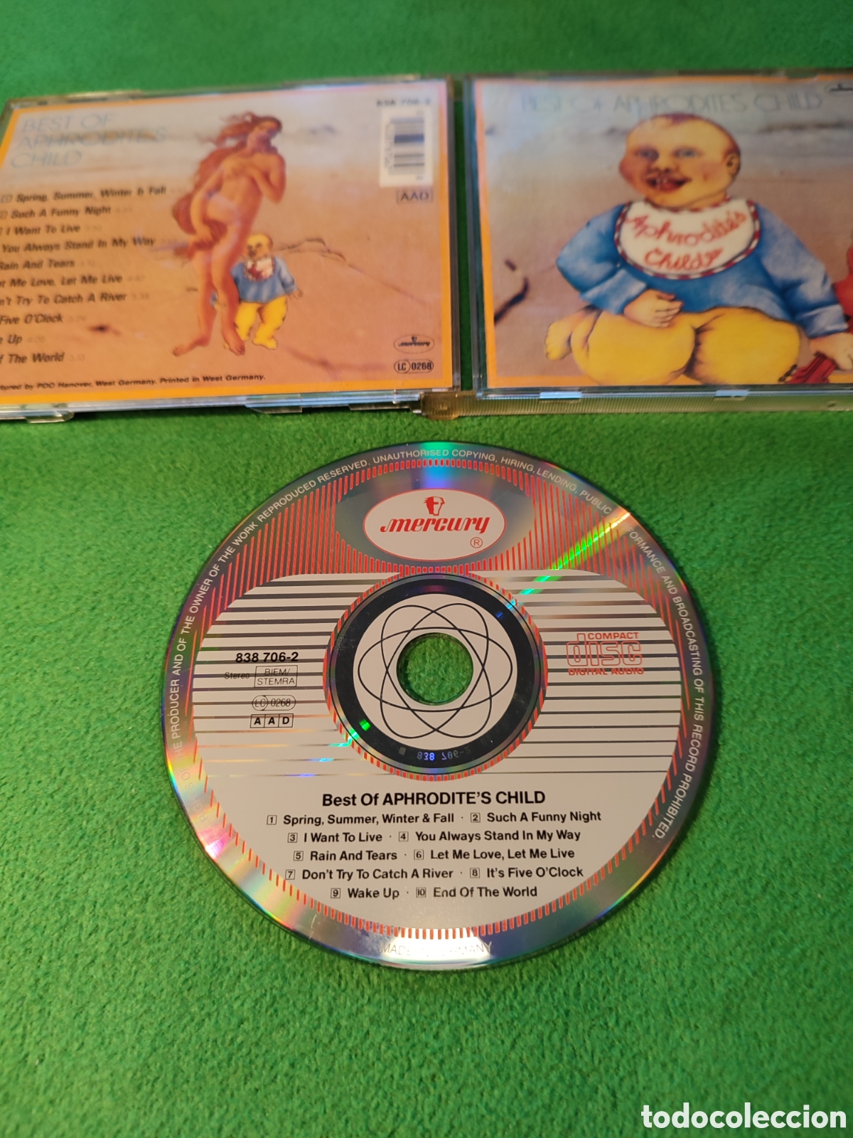 CDs de m&uacute;sica: Aphrodites Child - Best of... - Foto 2