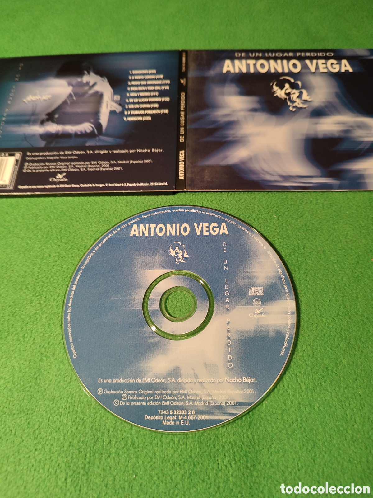 CDs de m&uacute;sica: Antonio Vega - De un lugar perdido - Foto 2