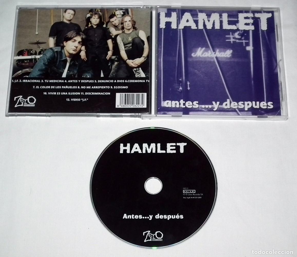CDs de m&uacute;sica: CD HAMLET - ANTES... Y DESPUES - Foto 2