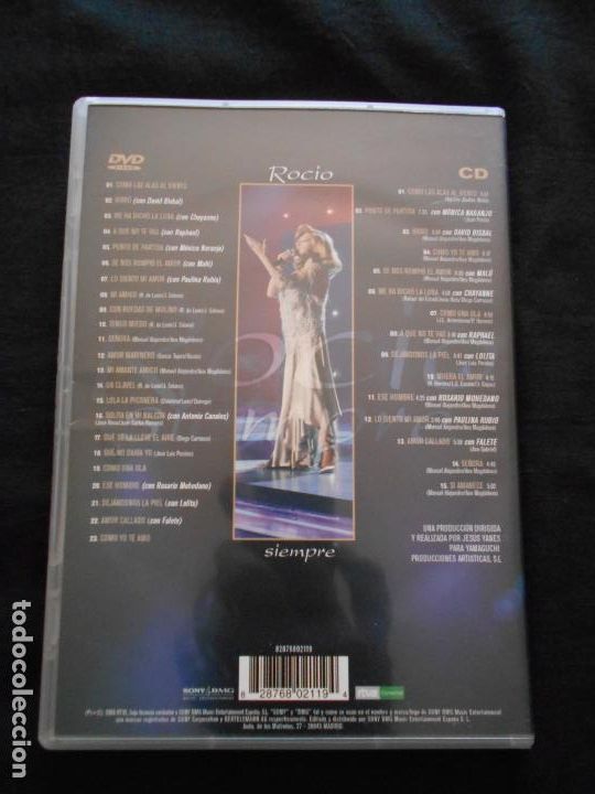 CDs de m&uacute;sica: ROCIO JURADO // ROCIO SIEMPRE // DVD + CD - Foto 2