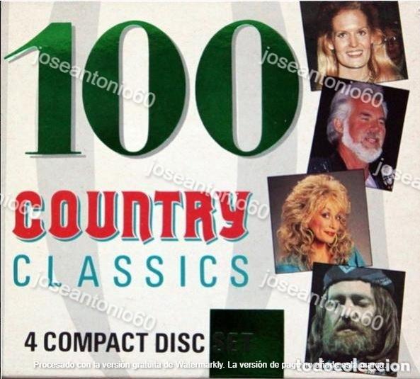 CDs de m&uacute;sica: 100 Country Classics. 4 compact disc - Foto 1