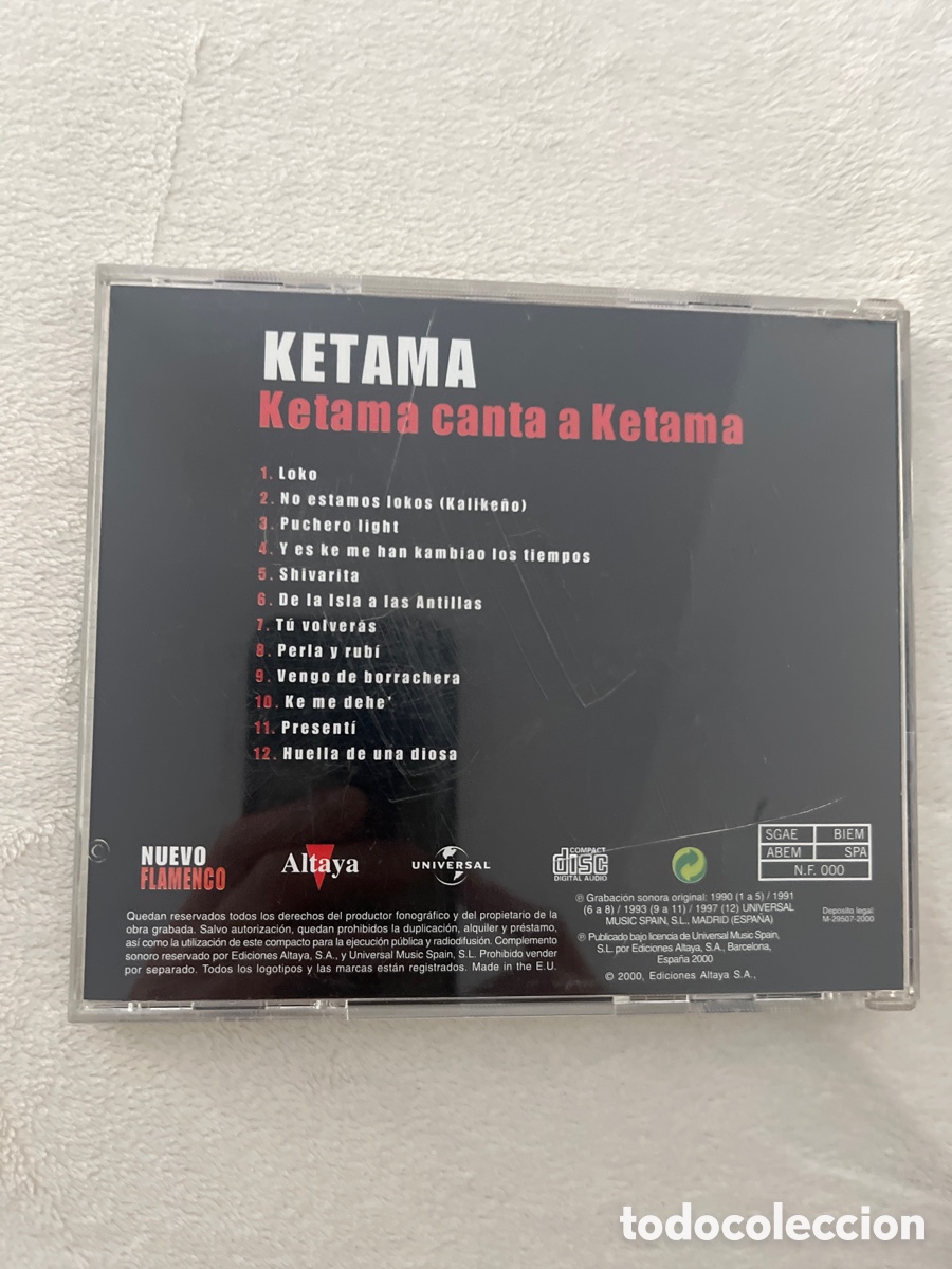 CDs de m&uacute;sica: CD.KETAMA. Ketama canta a Ketama - Foto 2