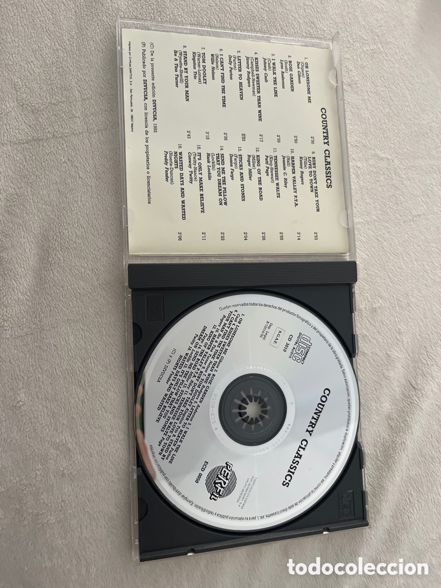 CDs de m&uacute;sica: CD. Country Classics. 1992 - Foto 3